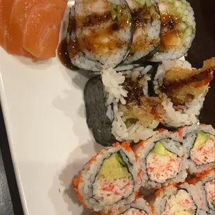 sushi and sashimi, sushi, food, sashimi