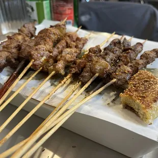 red willow lamb, lamb tendon, beef, shaobing