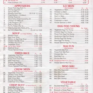 menu, sushi and sashimi