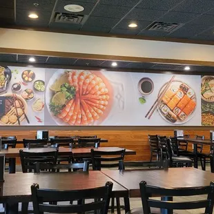 sushi and sashimi, interior