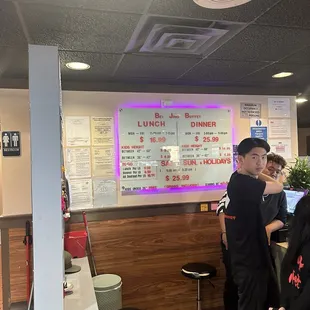 Ridiculous prices for dinner