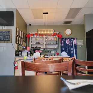 interior, sushi and sashimi