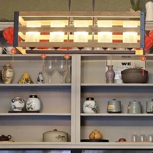 interior, sushi and sashimi