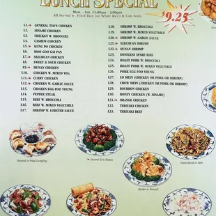 Lunch Special (Updated on 6/2024)