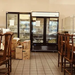 Inside of the restaurant