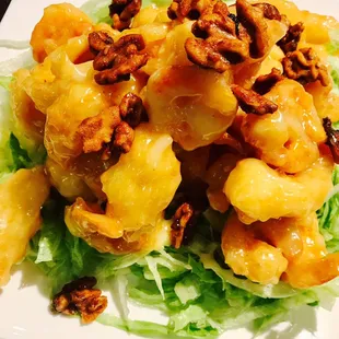 Honey Walnut Prawns