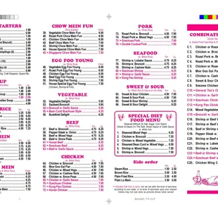 menu, sushi and sashimi