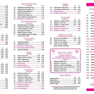 menu, sushi and sashimi