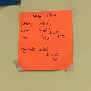 They offer salads FYI