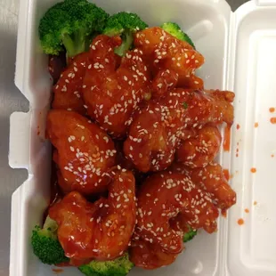 Sesame shrimp . Yum yum !!!