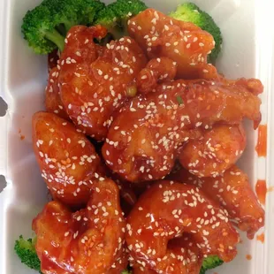 sesame shrimps