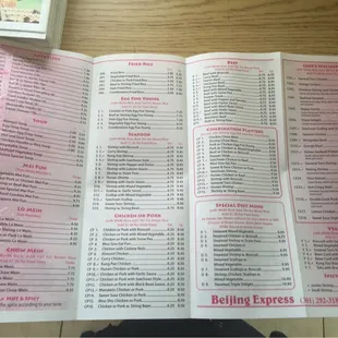 Menu....