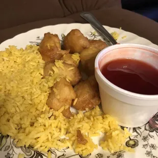 chicken wings and fried chicken, food