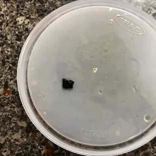 Looks like a piece of plastic from something hard in my food