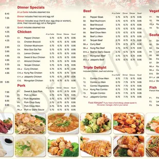 Beijing Express take out menu2