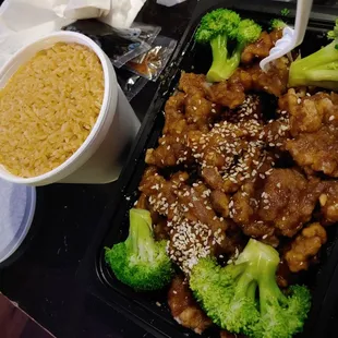 Sesame Beef fried rice