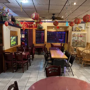 the inside of the restaurant