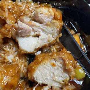 Strange textures in the cheap chicken