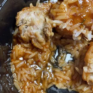Tendon, tissue filled &quot;dark meat&quot; chicken