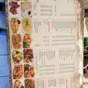 Regular Menu