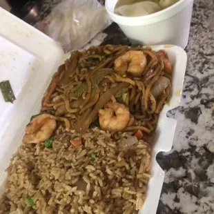 Shrimp Lo Mein Lunch