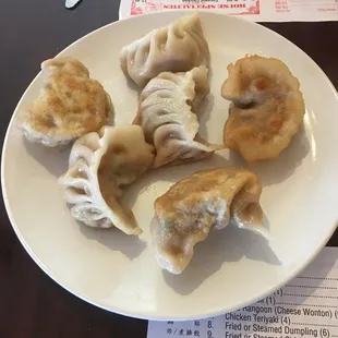 Fried or Steamed Dumpling 6 Pcs