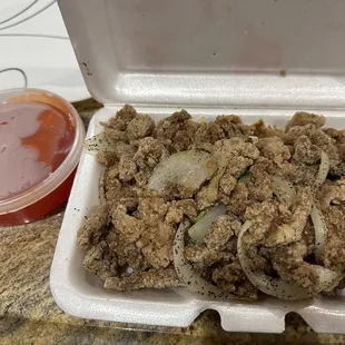 Pan Fried Shredded Beef