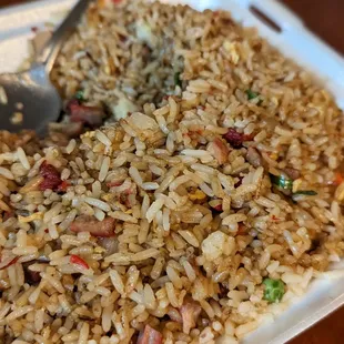 Pork fried rice