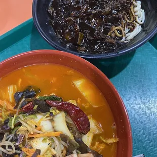 Jajangmyeon, jjampong