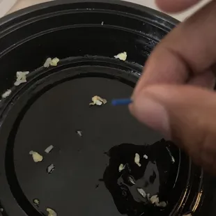 Unknown object in food