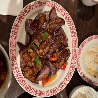 V2.Eggplant W. Garlic Sauce