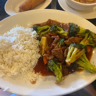 Spicy beef &amp; broccoli