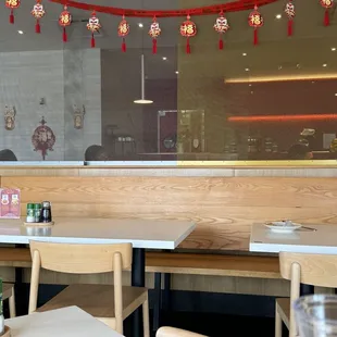 interior, sushi and sashimi