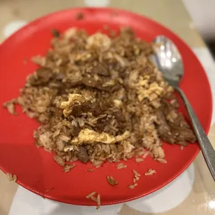 Beef fried rice