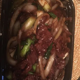 Mongolian beef
