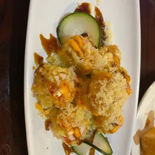 Crab and cream cheese sushi