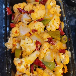 Spicy Cauliflower Dry Pot 干锅菜花