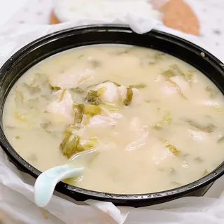 Chinese Sauerkraut Soup with Fish Fillet 招牌酸菜鱼片