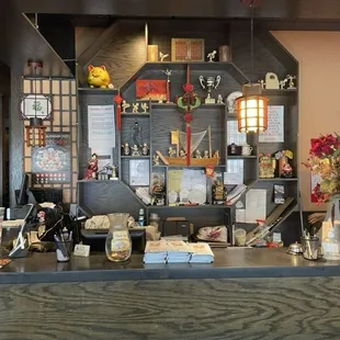 Front counter and bar area