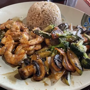 Hibachi Shrimp dinner