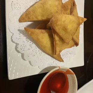 Crab rangoons