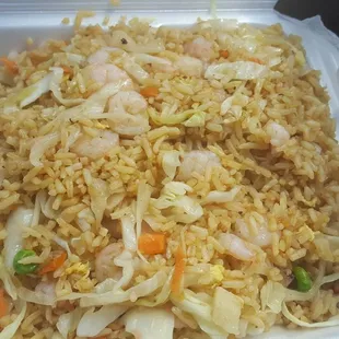 This is the Shrimp Fries Rice  Very good. fresh..made to order