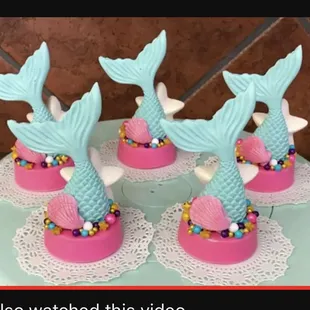 Mermaid theme Oreos