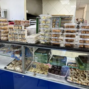 a variety of baked goods