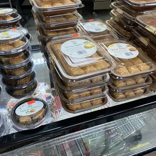 a variety of baked goods