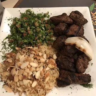 Halal Shish Kafta Plate