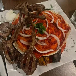 Halal Lamb Ribs Plate