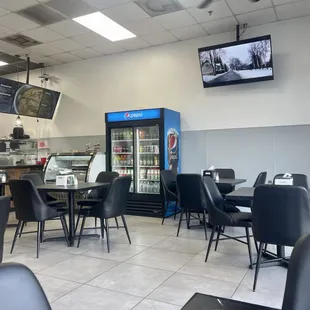 the interior of a restaurant