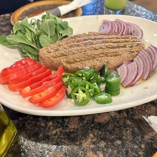 Kibbeh Neyya (raw meat)