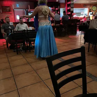 Belly dancer show